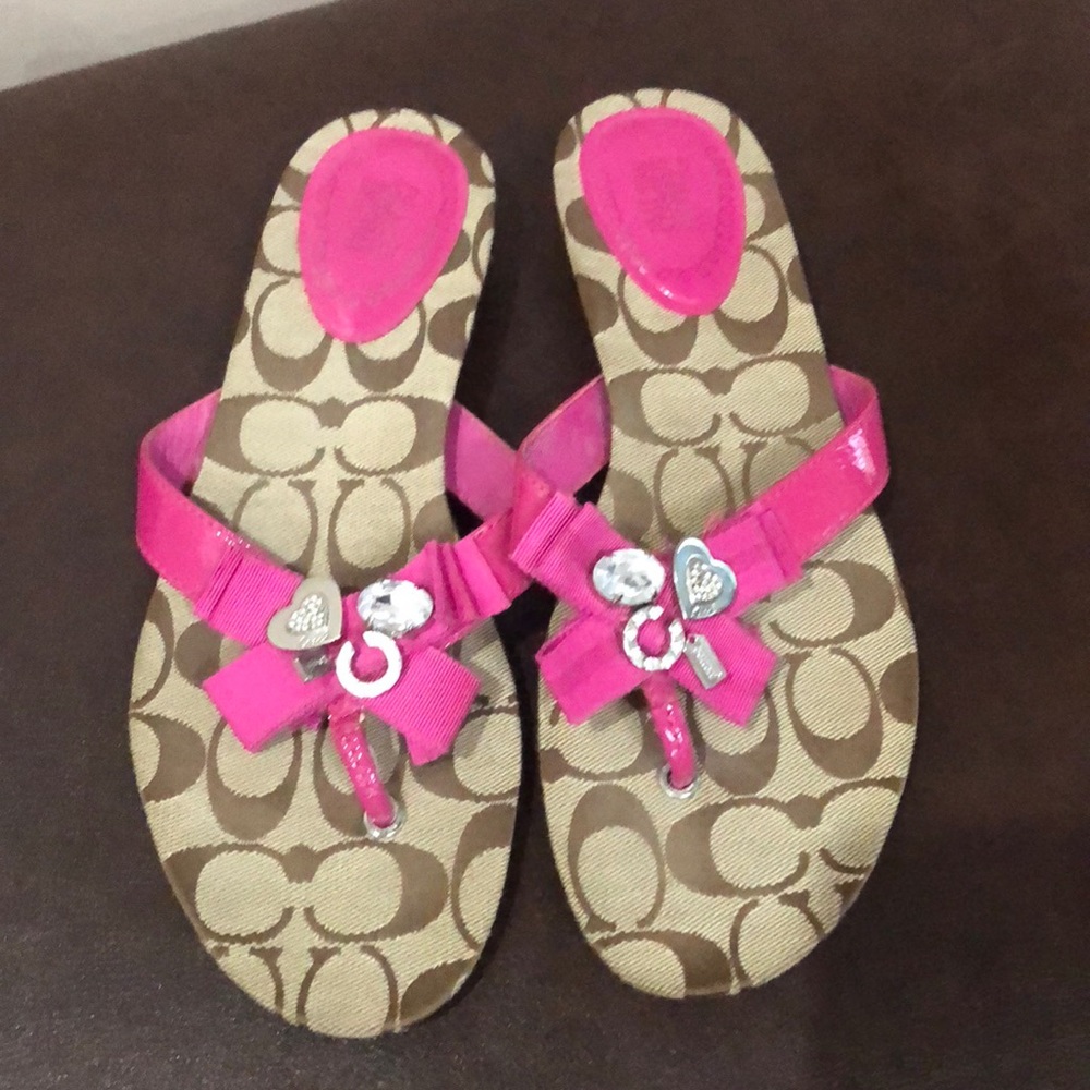 Coach Sandals w charms